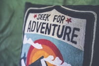 Seek for adventure pillow