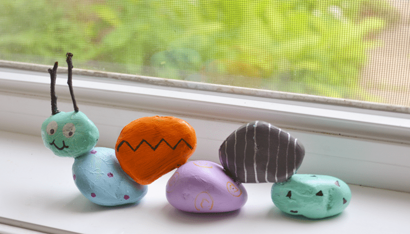 painted rock creatures