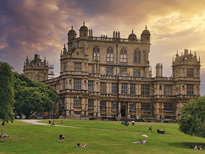 An image of Wollaton Park for our list of walks in Nottingham