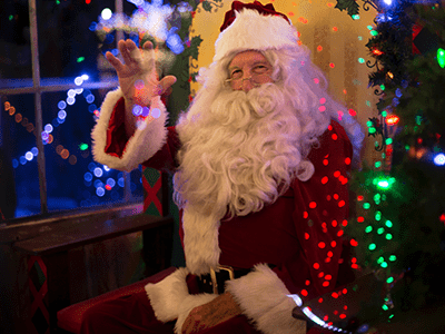 An image of a Santa Claus for our page on Christmas things to do Manchester