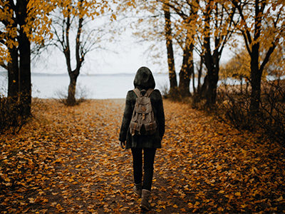 An image of someone walking for our page on walks in Bracknell