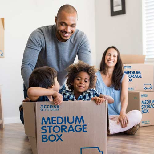 Access Self Storage when moving home